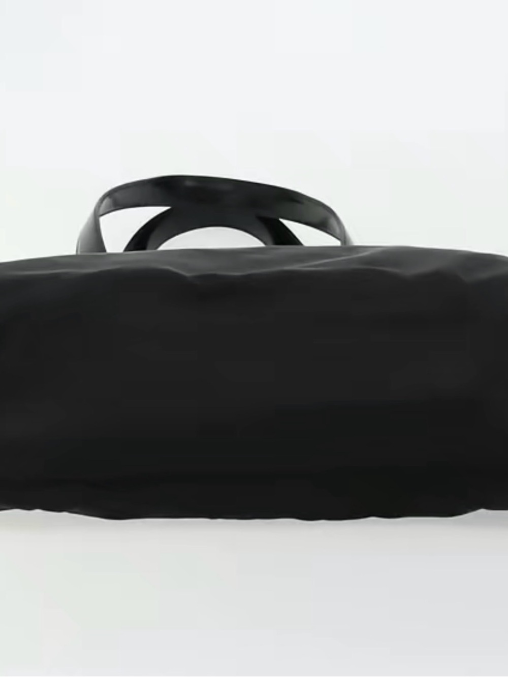 Prada Black Leather and Nylon Shoulder Bag - Picture 6 of 13